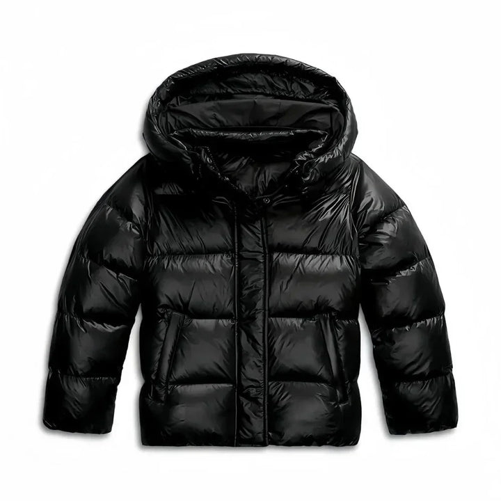 Women's quilted Blazer with insulated hood