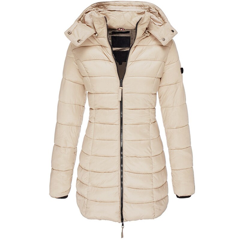 Cozy Hooded Down Coat for Women - Isabella