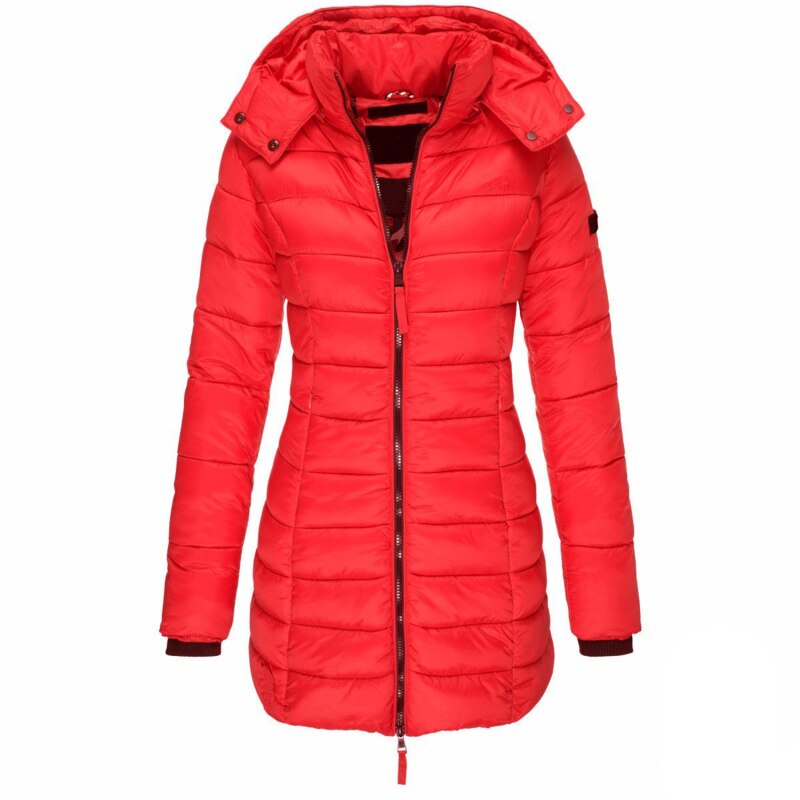 Cozy Hooded Down Coat for Women - Isabella