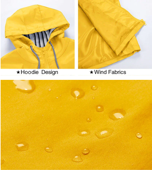 Women's Waterproof and Wind Resistant Jacket - Isabella
