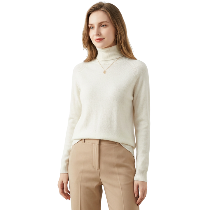 Women's Fitted Turtleneck Sweater