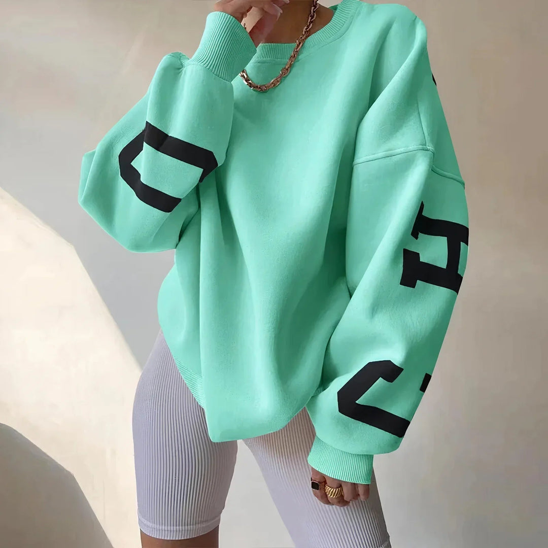 Women's Oversized Crew Neck Sweater