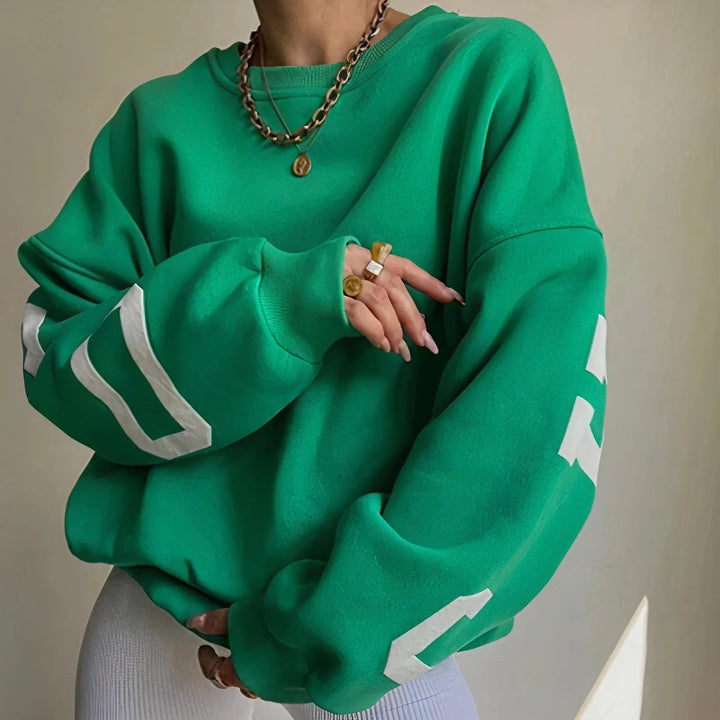 Women's Oversized Crew Neck Sweater
