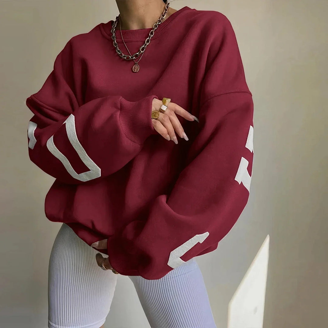 Women's Oversized Crew Neck Sweater