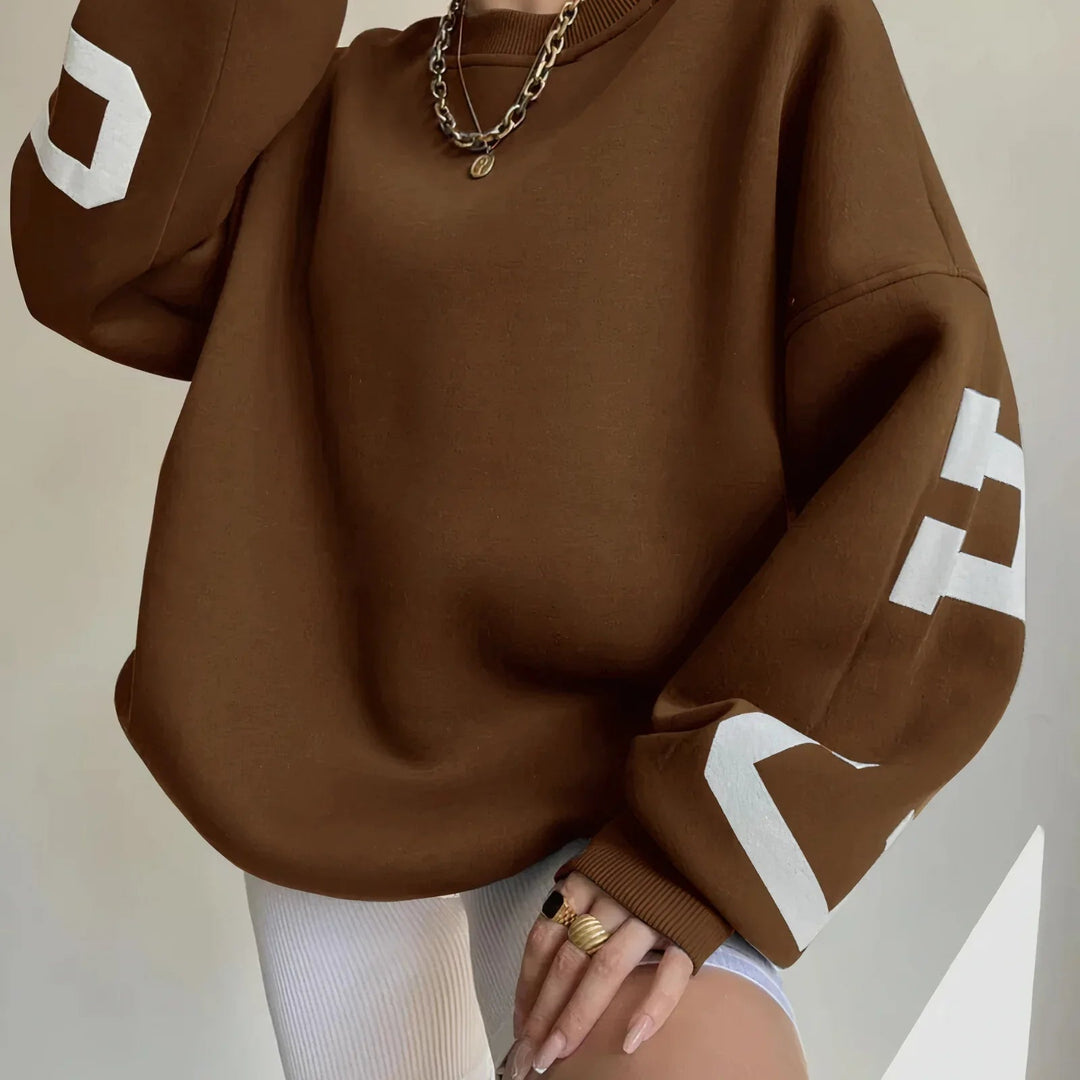 Women's Oversized Crew Neck Sweater