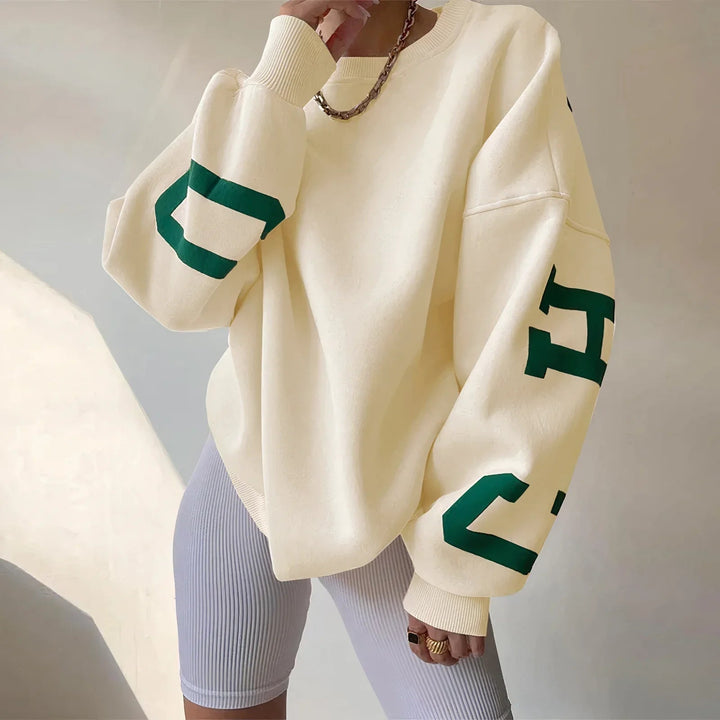 Women's Oversized Crew Neck Sweater