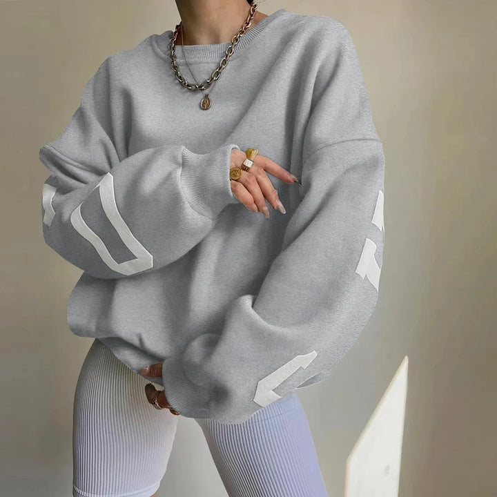 Women's Oversized Crew Neck Sweater