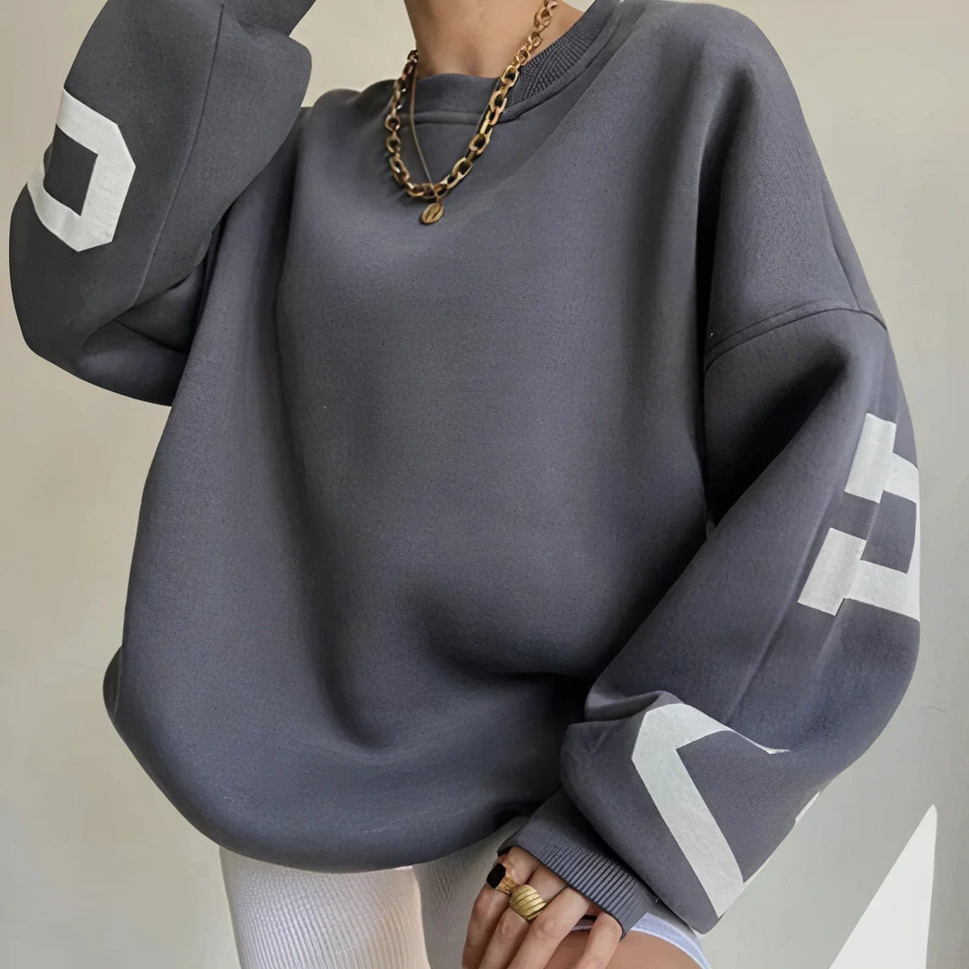 Women's Oversized Crew Neck Sweater