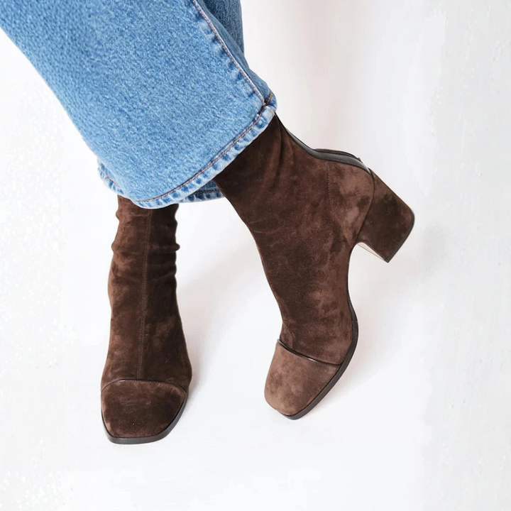 Women's Square Toe Ankle Boots