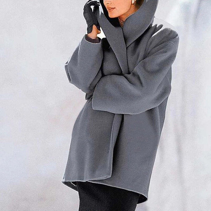 Chic Wool Overcoat for Women - Isabella